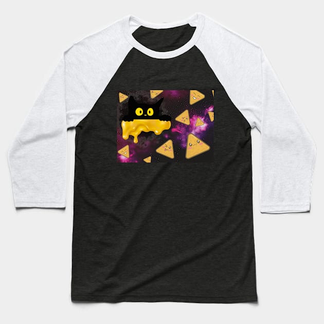 Nacho Universe Baseball T-Shirt by Inks3as